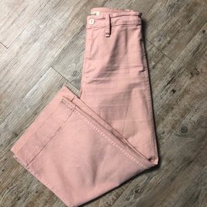 Madewell Emmett wide leg crop pants